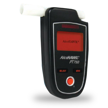 Detección de alcohol (alcoholímetros) AlcoHAWK